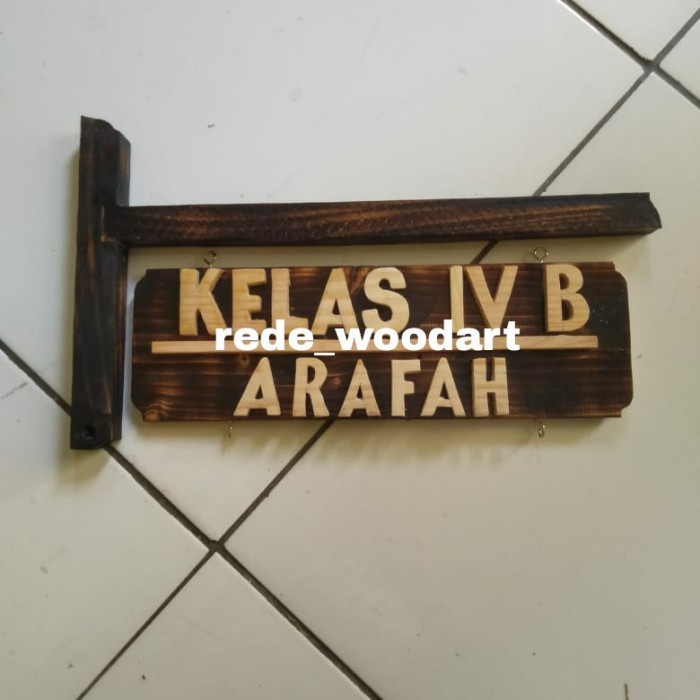 Jual Papan Nama Kayu/Plang Kayu/Penunjuk Ruangan/Papan Nama Tulisan 2