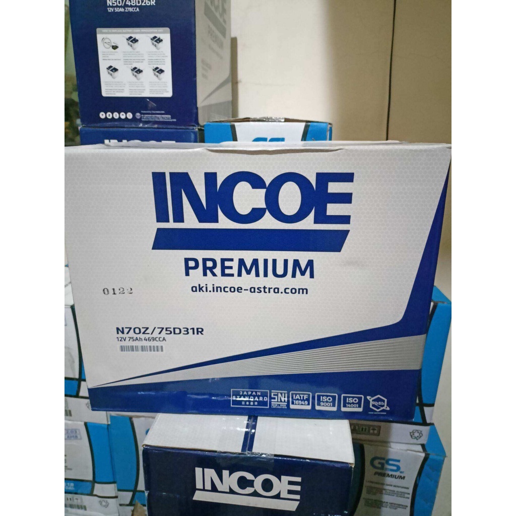 Jual AKI MOBIL INCOE PREMIUM N70Z VERSI ORIGINAL | Shopee Indonesia