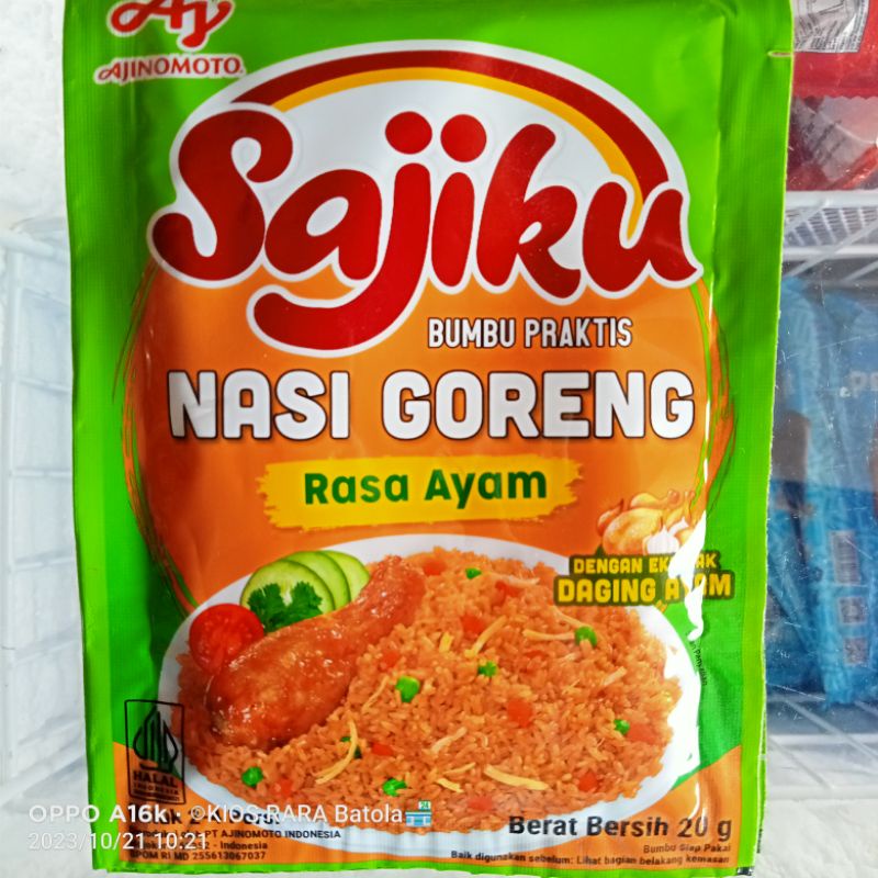 Jual Bumbu SAJIKU Nasi Goreng Rasa Ayam Renceng 10 bungkus. | Shopee ...