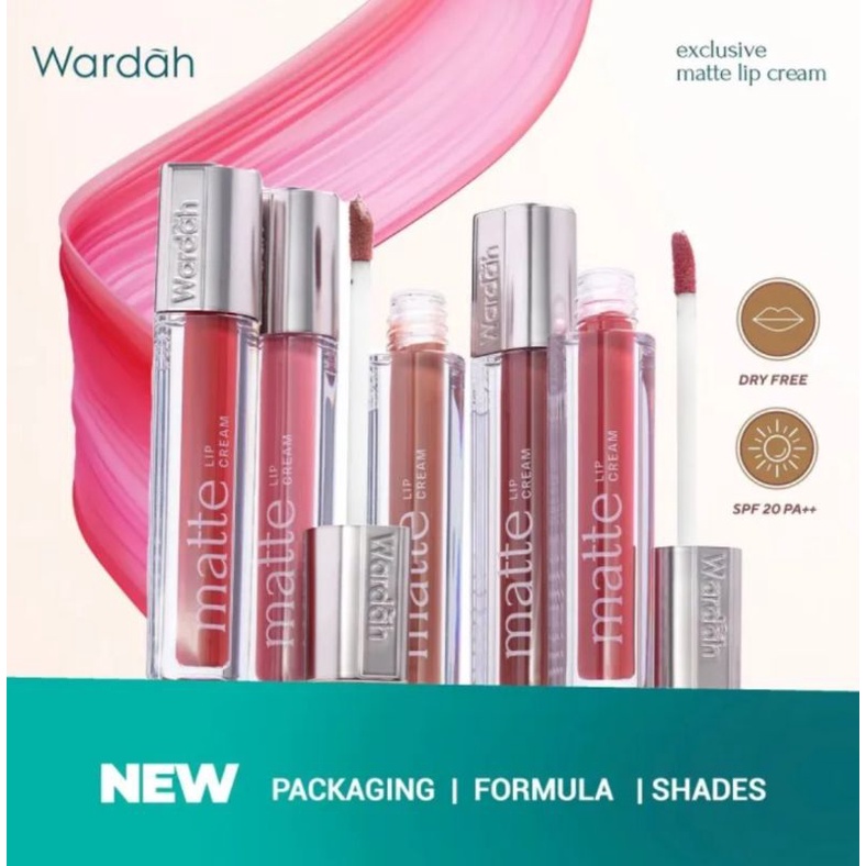 Jual Warda Exclusive lip cream matte 4g | Shopee Indonesia