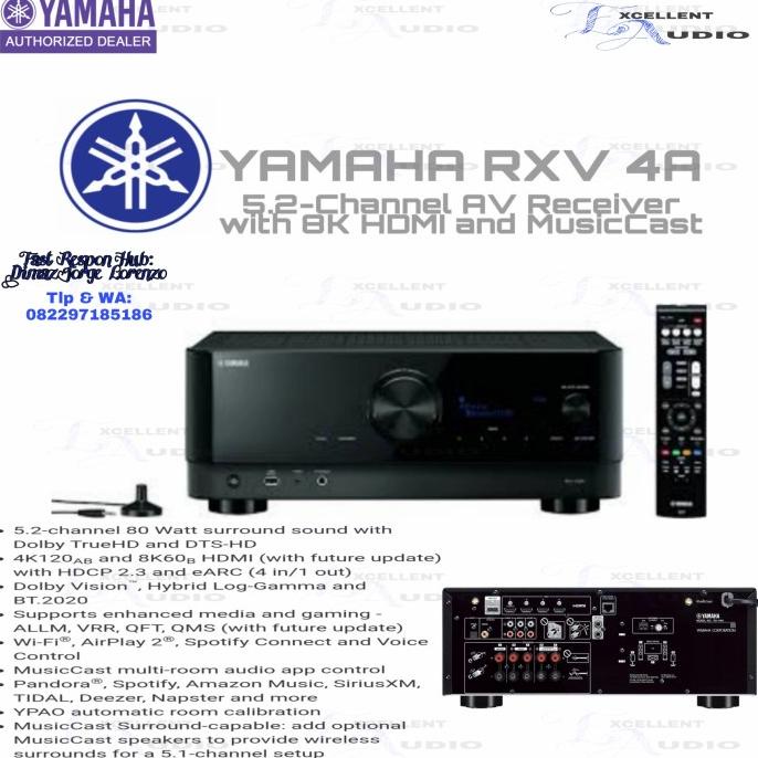 Jual Yamaha Rxv 4A Rxv4A Rxv 4 Amplifier For Home Theater 5.2 Channel ...