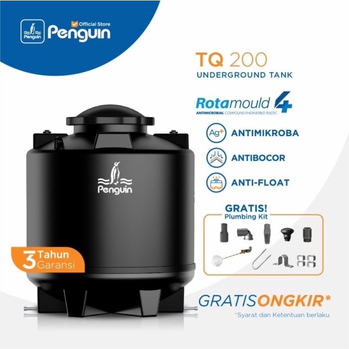 Jual Ready Penguin Tangki Air Tanam Tq 200 Tandon Pendam Toren Ground Tank New Bisa Sameday 9928