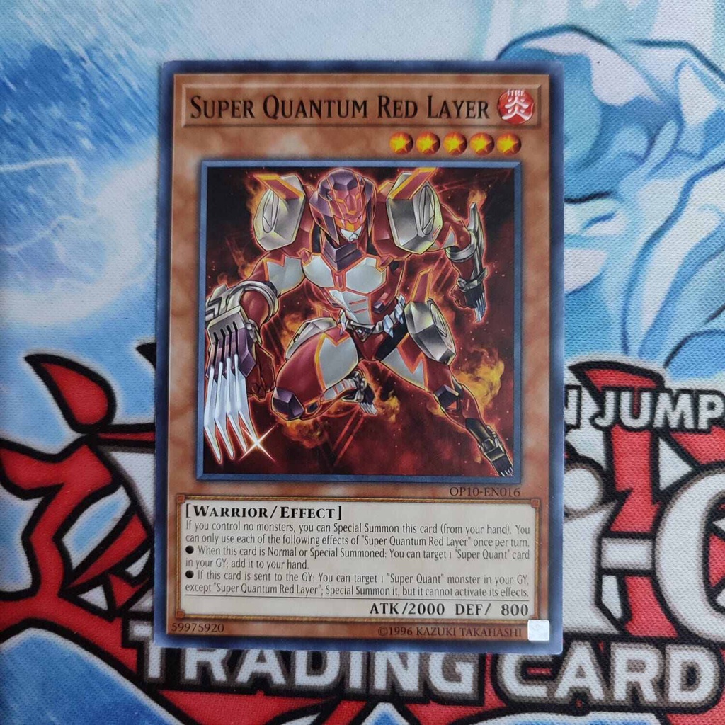 Jual yugioh super quantum red layer OP10 common original | Shopee Indonesia