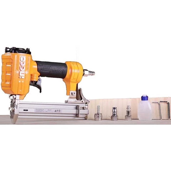 Jual Mesin Paku Tembak Angin Mm Air Brad Nailer Ingco Abn Best Deal Shopee