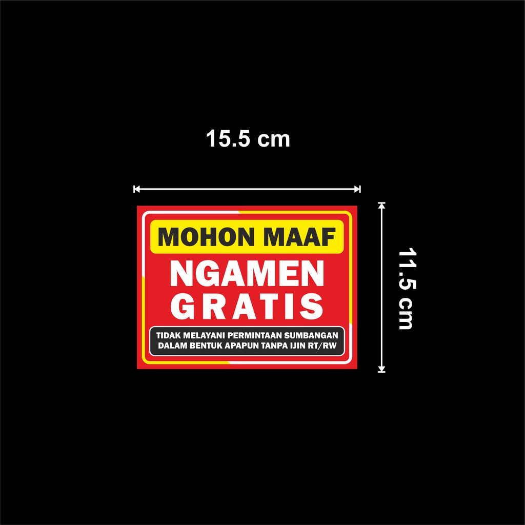 Jual STIKER NGAMEN GRATIS Shopee Indonesia