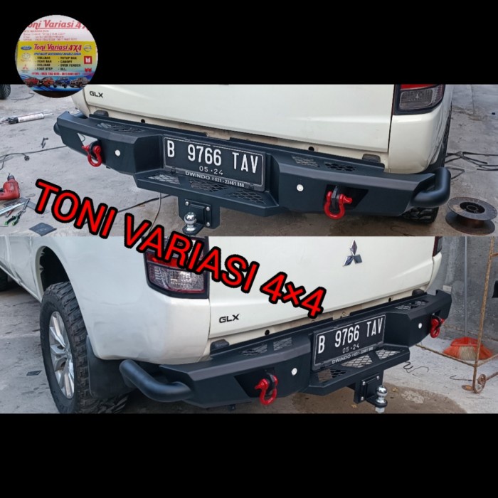 Jual Bumper Bemper Bamper Paket Bemper Depan Belakang Rollbar Tutup Terpal Single Cabin Triton