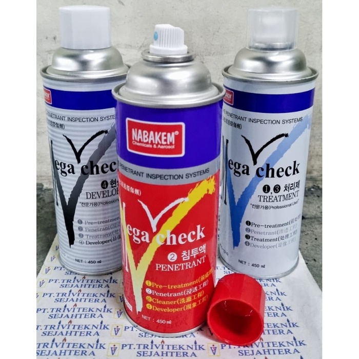 Jual New Ori Mega Check Dye Penetrant Inspection Ndt NabakemPendeteksi ...