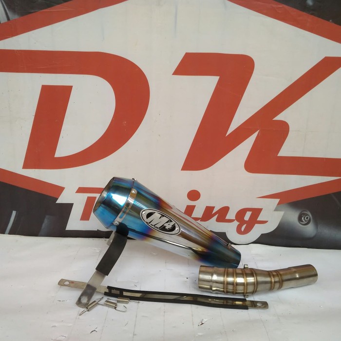 Jual New Knalpot Racing Yamaha R25 M4 Blue Slip On High Peforma ...