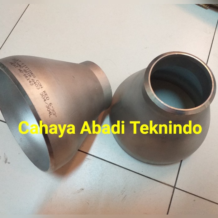 Jual Baru Reducer Las Ss304 Sch40 Size 4 X 2 1/2 - Reducer Las ...