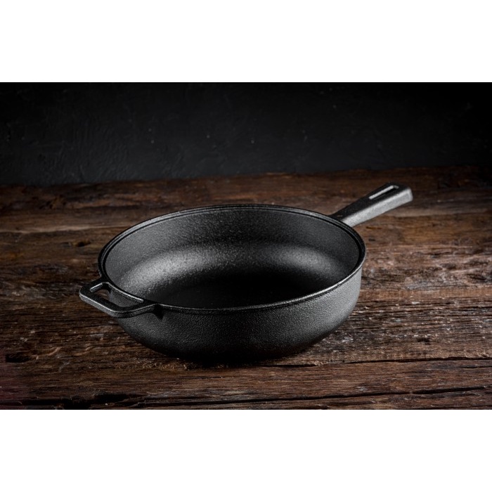 15.5cm Mini Oval Cast Iron Skillet With Handle - D - Pans - AliExpress