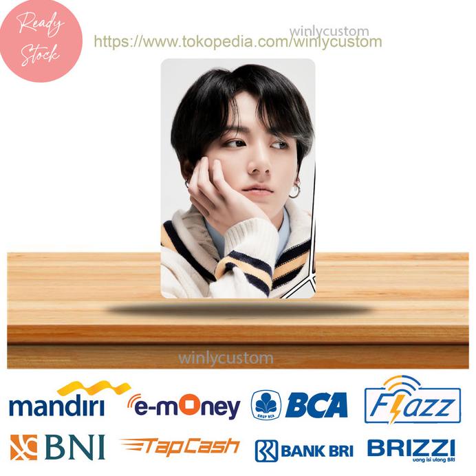 Jual Kartu Emoney Mandiri Bca Bni Bri Kpop Jungkook Jk Bts Cute 1 Sisi Shopee Indonesia 0784