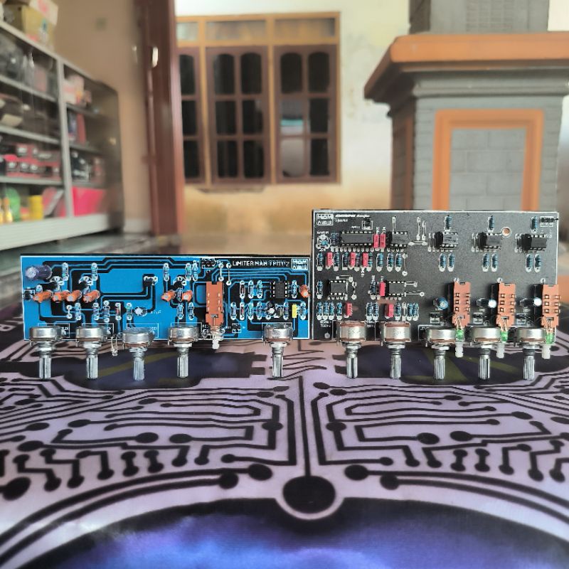 Jual Kit Crossover Aktif 3Way + Compressor Limiter (Pengaman Anti