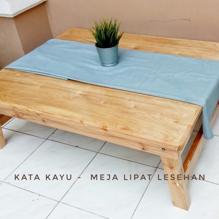 Jual Meja Kayu Lipat Exstra Besar (Meja Lesehan) | Shopee Indonesia