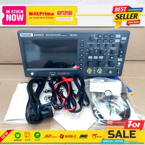 Jual [Ori] Hantek Dso2D10 Digital Oscilloscope Osiloskop Hantek Dso-2D1 ...
