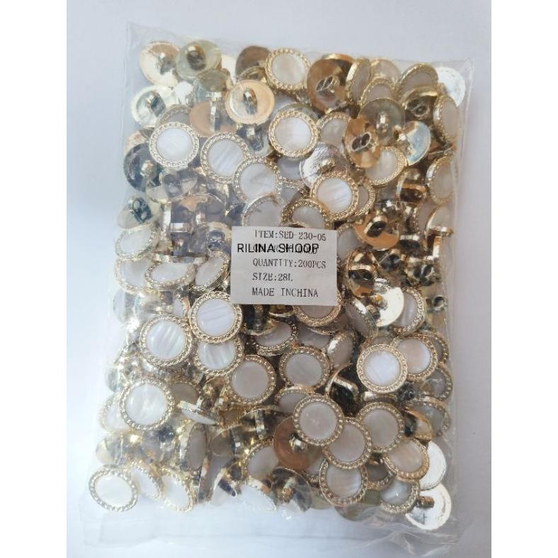 Jual Model baru - 200 Pcs kancig jamur silver datar list garis ukuran 1 ...