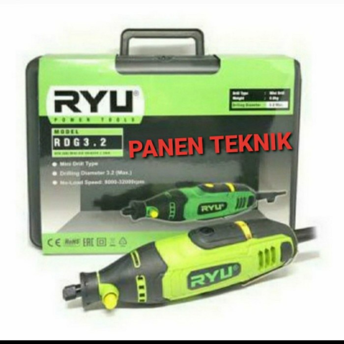 Jual RYU DIE GRINDER TUNER MINI RDG 3,2 HAND GRINDER -Megah CT | Shopee ...
