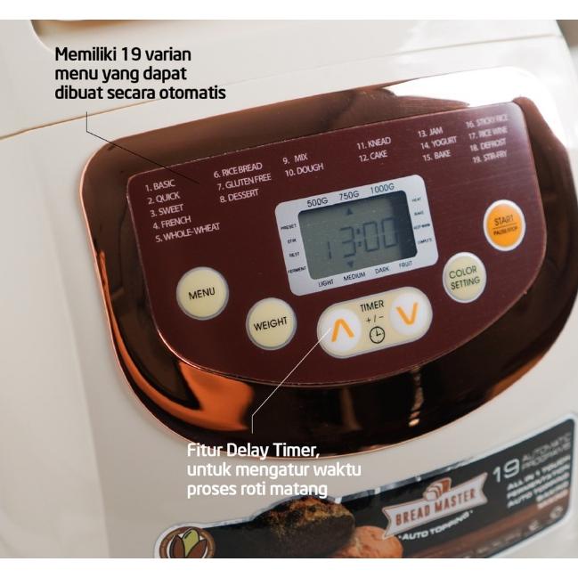 Jual NEOZEN BREADMASTER MULTIPRO Mesin Pembuat Roti Bread Master Bread ...
