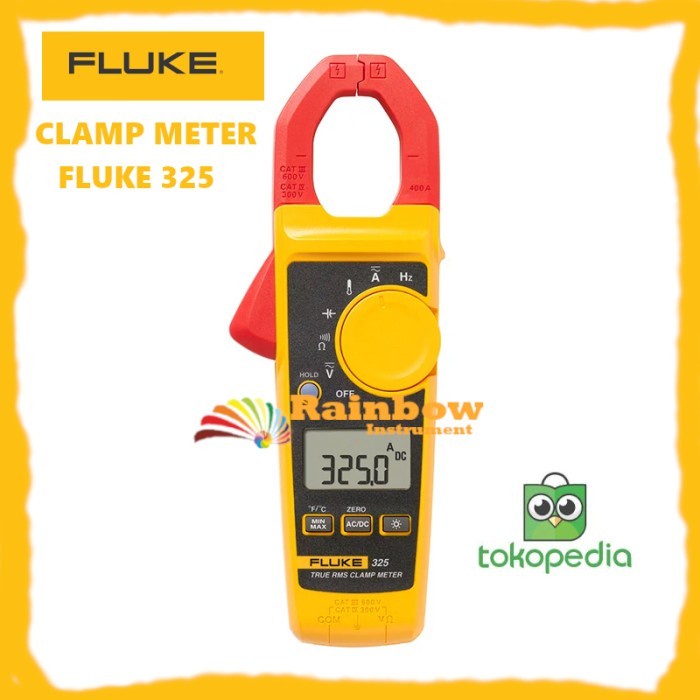 Jual TANG AMPERE FLUKE 325 TANG METER DIGITAL CLAMP METER 100 ASLI