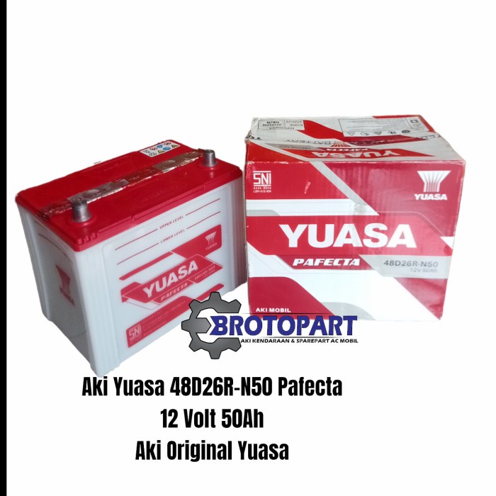 Jual Aki Mitsubishi Colt Diesel, Fuso, Truk, Bus Accu Basah Yuasa N50