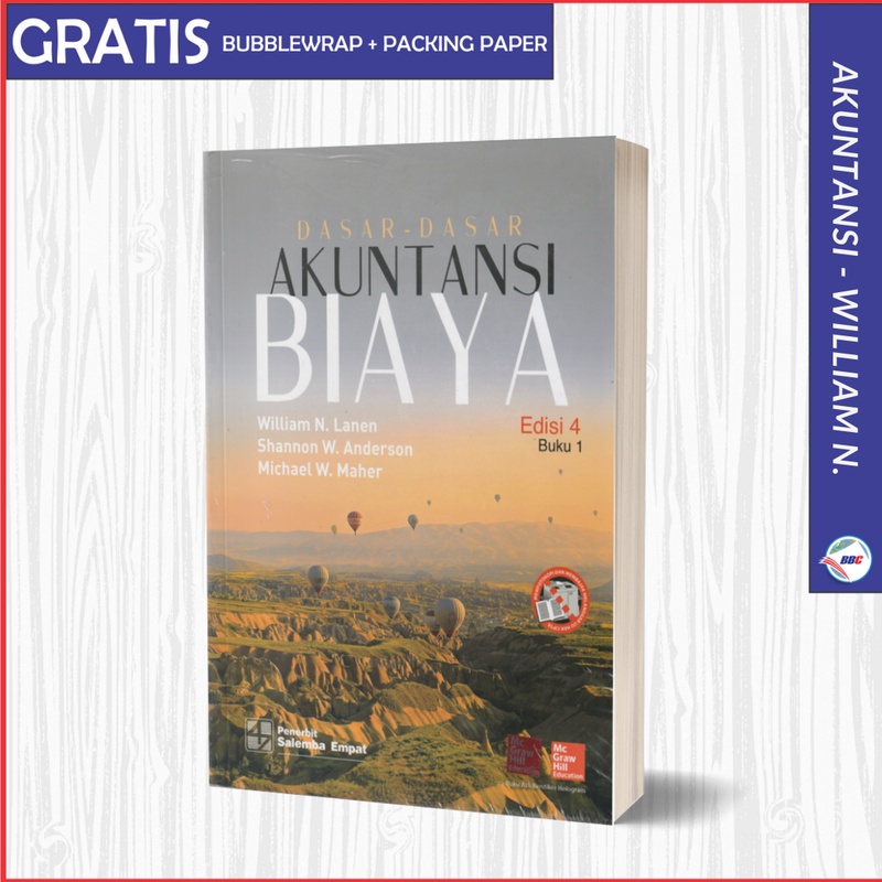 Jual BUKU DASAR DASAR AKUNTANSI BIAYA BUKU 1 EDISI 4 - WILLIAM N ...