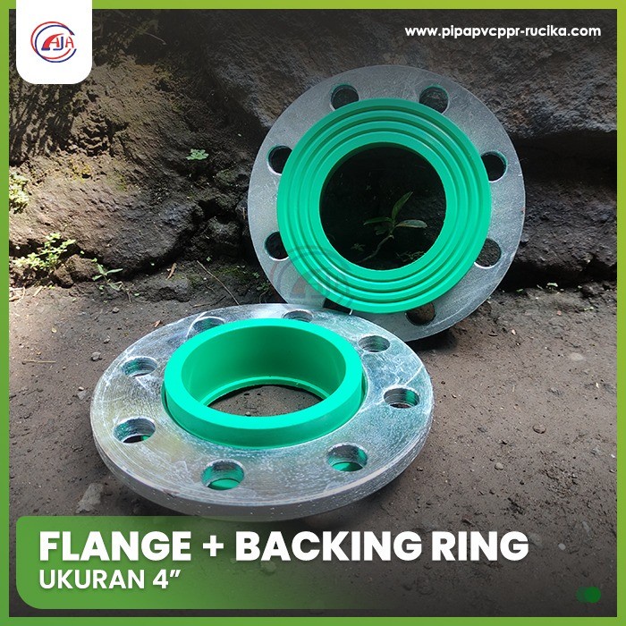 Jual Paket 2In1 Adaptor Flange + Backing Ring 4 Inch / Flange Set 4