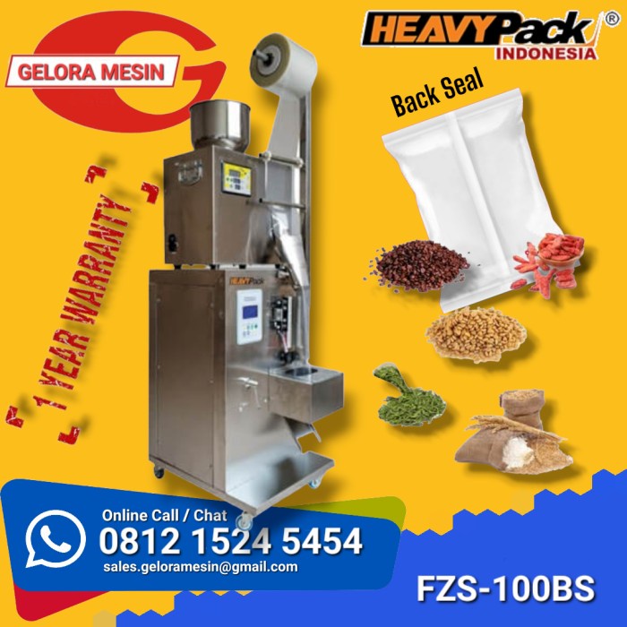 Jual Mesin Packing/Kemas Sachet Otomatis Butiran/Bubuk FZS-100BS ...