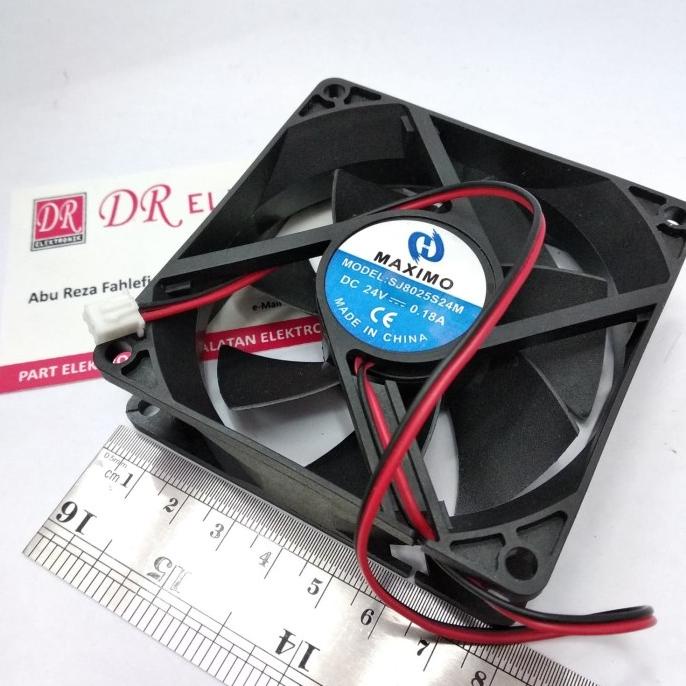 Jual Update Fan kipas Pendingin Panel tebal 2,5 DC 24v 8 CM 8cm 24 volt ...