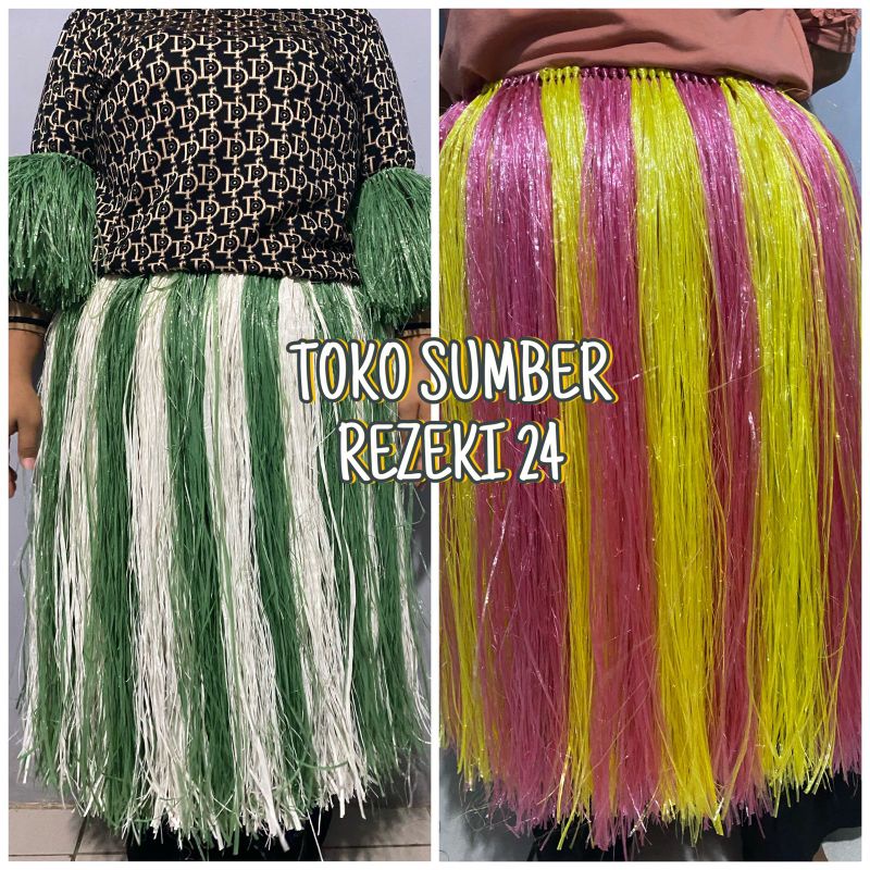 Jual ROK RUMBAI JUMBO, adat tari papua dan perlengkapan menari adat ...
