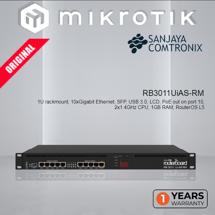 Jual MIKROTIK RB3011UiAS-RM RouterBoard | Shopee Indonesia