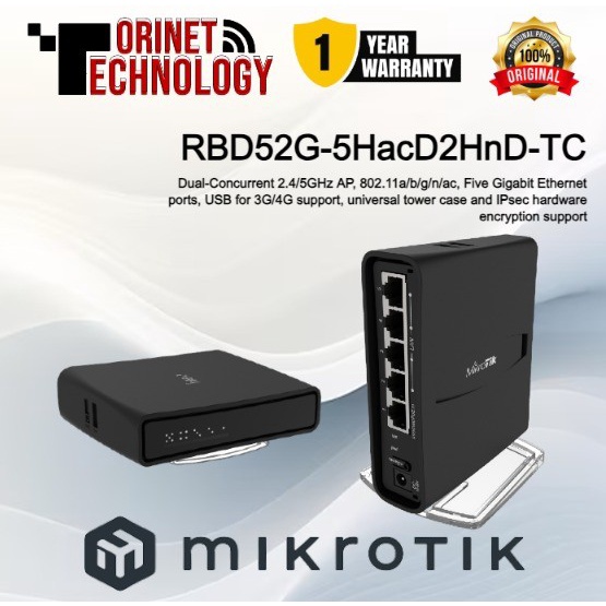 Jual Mikrotik RBD52G-5HacD2HnD-TC hAP-AC2 | Shopee Indonesia