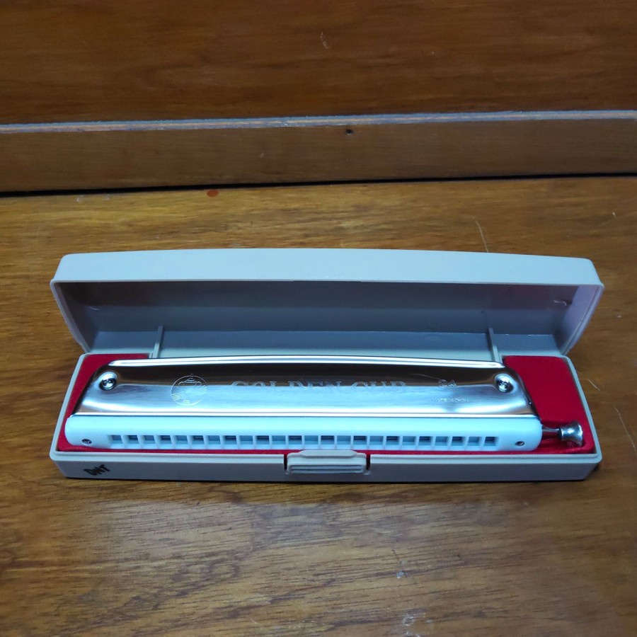 Jual Harmonica Harmonika Golden Cup Chromatic 24 Hole Jh024A Shopee
