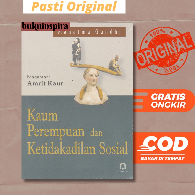 Jual Buku Kaum Perempuan dan Ketidakadilan Sosial - Mahatma Gandhi ...