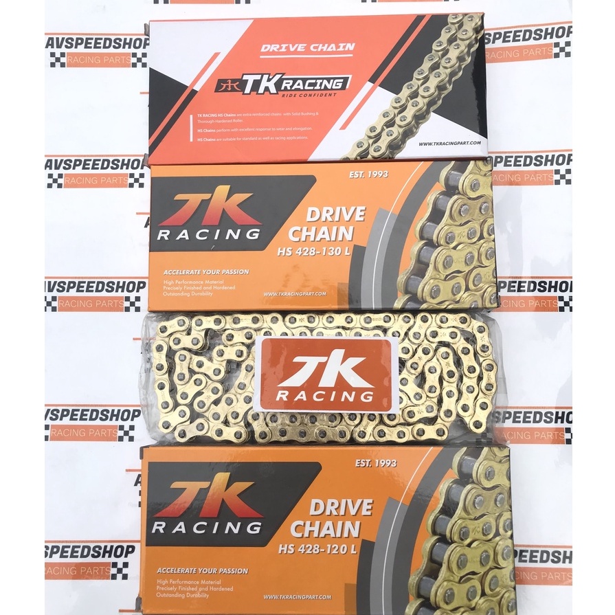 Jual RANTAI MOTOR TK RACING TYPE HS / HSBT 428 - 110L / 120L / 130L ...