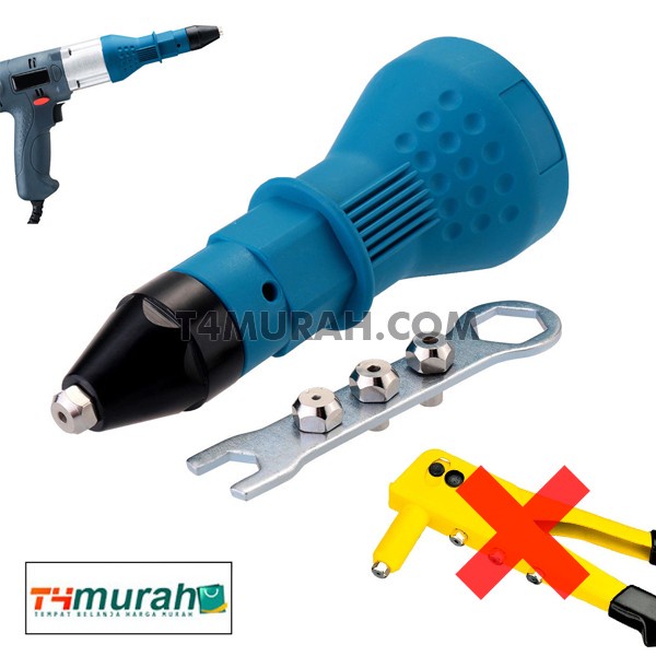 Jual Tang Rivet Adapter Elektrik Rivet Gun Tang Ripet | Shopee Indonesia