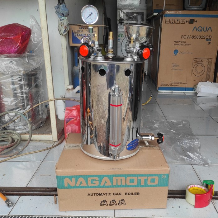 Jual setrika uap boiler gas nagamoto 10 liter | Shopee Indonesia