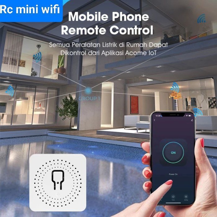 Jual Rc Smart Switch Mini Diy Two Way Wifi & Bluetooth App Remote ...