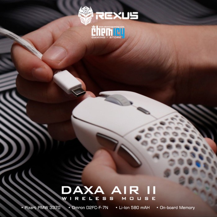 Jual Rexus Daxa Air Ii Wireless Pro Mouse Shopee Indonesia