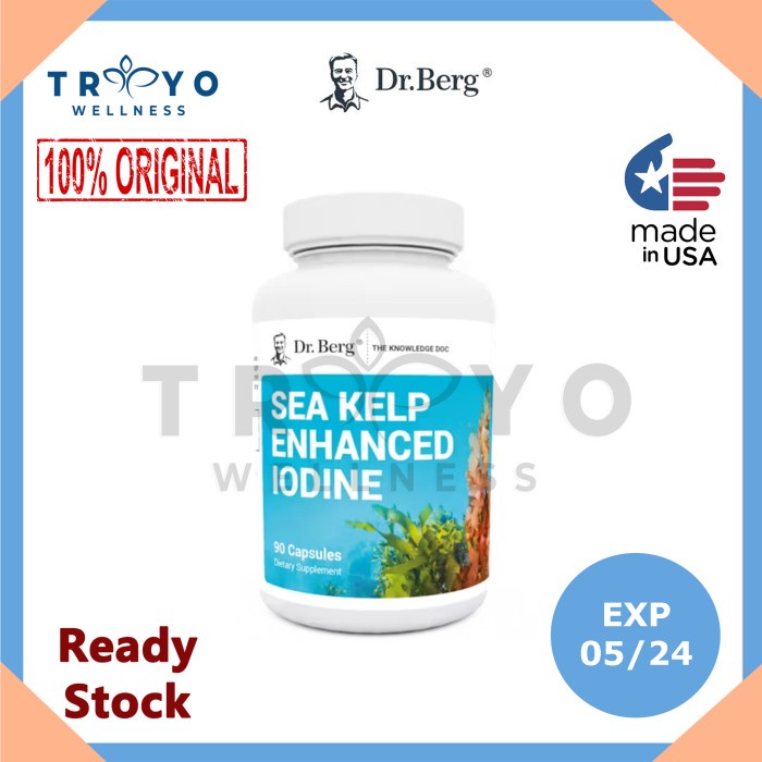 Jual DR BERG SEA KELP ENHANCED 90 CAPS THYROID HORMONE SUPPORT IODINE