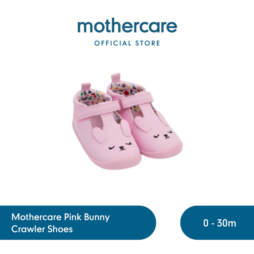 Jual Mothercare Pink Bunny Crawler Shoes Sepatu Bayi Perempuan