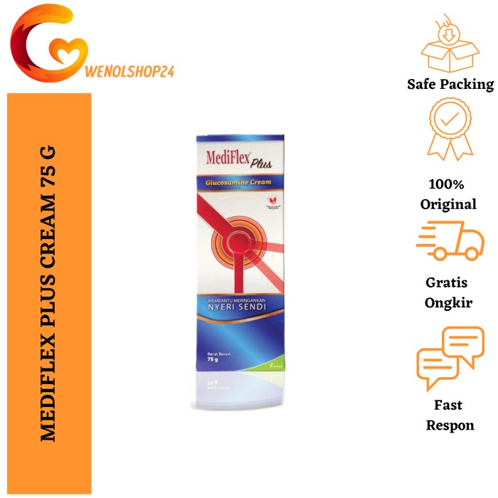 Jual Mediflex Plus Cream 75 Gr / Krim Glucosamine / Krim Pereda Nyeri