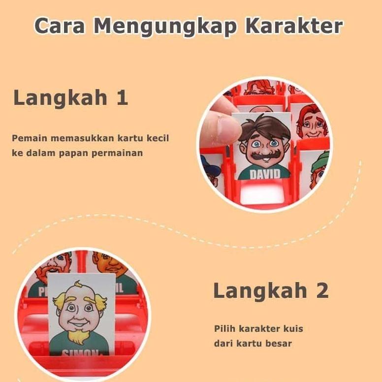 Jual Trend Mainan Anak Tebak Gambar Board Game Who Is It Mainan