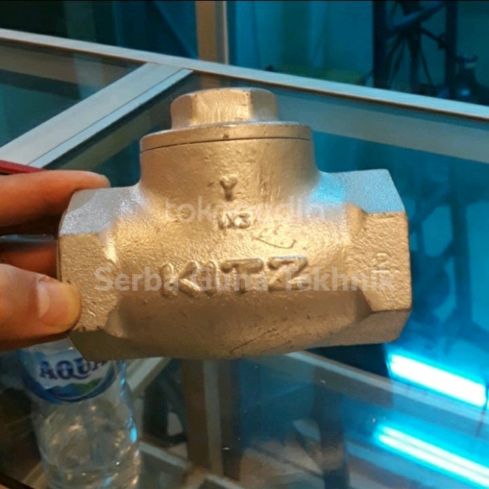 Jual [Original] Swing Check Valve 3/4 Inchi 10K Kitz Drat Cast Iron ...