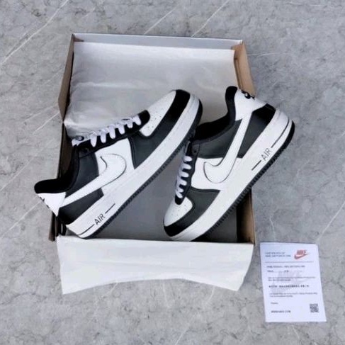 Jual 100% Import Sepatu AF 1 Panda Black White (Bonus Totebag+Kaos Kaki ...