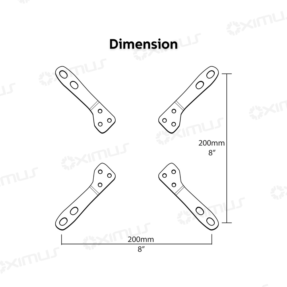 Jual Extender Vesa Adapter X X Jadi X Mm Oximus Ev