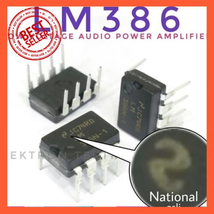 Jual | PWP | IC LM386 AUDIO POWER AMPLIFIER LOW VOLTAGE ORIGINAL
