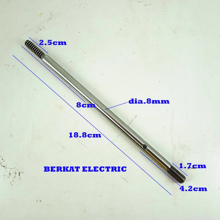 Jual ~~~~~] AS BESI POROS KIPAS ANGIN FAN MASPION 12INCI PANJANG 18.8CM ...