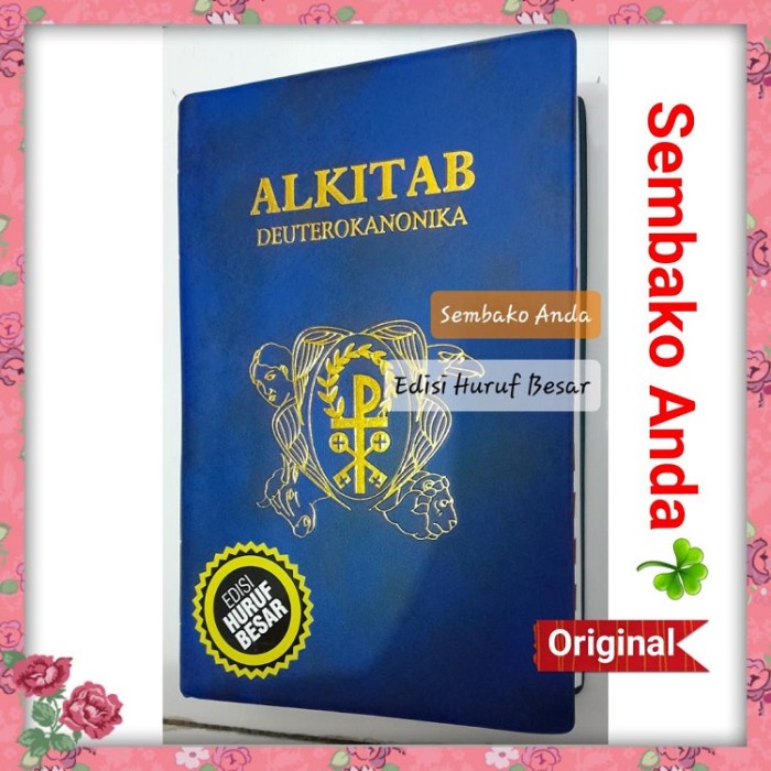 Jual ALKITAB KATOLIK UKURAN KECIL SEDANG, EDISI HURUF BESAR ...