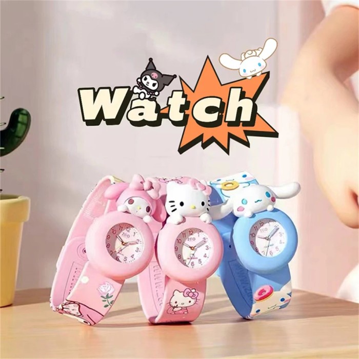 Jual Original Sanrio Hellokitty Joint Zgo Anime Watch Kawaii Luminous ...