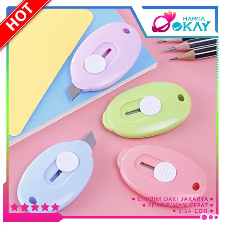 Jual HO Cutter Mini Portable Bentuk Oval Mini Cutter Polos Travel Kit ...
