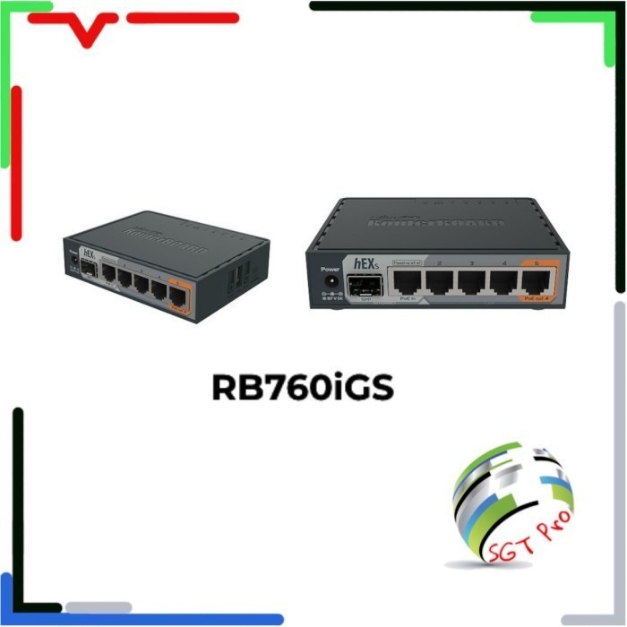 Jual Mikrotik Rb760igs Hex S 5 Port Gigabit Ethernet 1 Sfp Router Terlariss Shopee Indonesia 1682